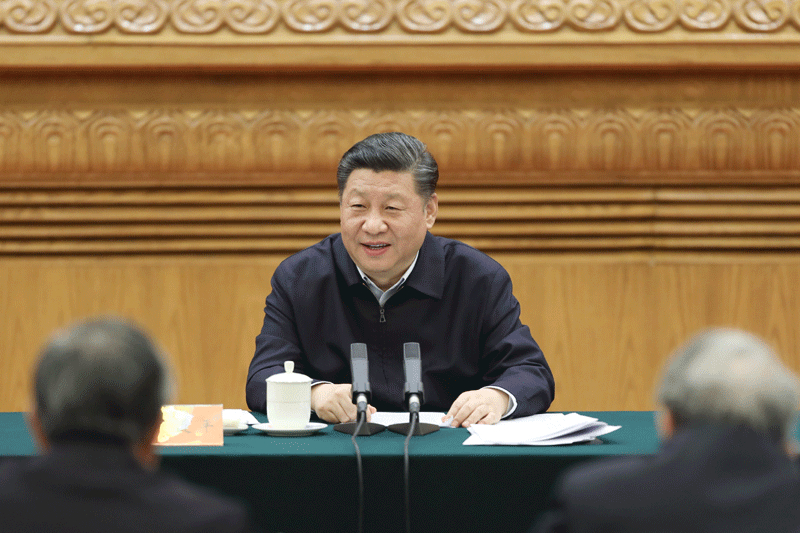2019年3月18日，習(xí)近平總書記在北京主持召開學(xué)校思想政治理論課教師座談會(huì)并發(fā)表重要講話。